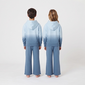 Conjunto Deportivo Sublimado de Dos Tonos para Niños y Niñas, Sudadera con Capucha y Pantalones Anchos, Ropa Deportiva Personalizada al por Mayor - Product Image 2