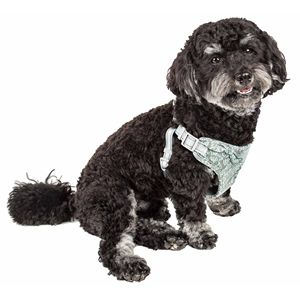 Fidomite Reversible and Breathable Adjustable <b>Dog</b> <b>Harness</b> with Designer Bowtie Mesh Pet <b>Harnesses</b> - Product Image 1