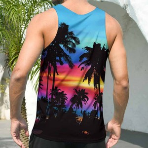 Camiseta sin Mangas Sublimada para Hombre, Ligera, Fácil de Usar, Transpirable y Cómoda, con Material Duradero, de Última Tendencia - Product Image 5