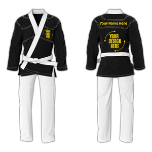 ชุดยิวยิตสูแบบซับลิเมชั่นสั่งทำพิเศษ สำหรับฝึกซ้อมและแข่งขัน  ผ้าเพิร์ลวีฟ - Product Image 4