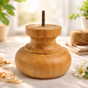 Large Round Wooden <b>Sofa</b> <b>Legs</b> Replacement Furniture Feet Solid Wood Cabinet Table Chair <b>Legs</b> Wholesale Manufacturer - Product Image 1