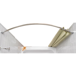 Riel de cortina de ducha antirust para uso doméstico y en hoteles - Product Image 4