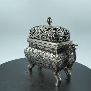 Elegante Quemador de Incienso Metálico, Porta Incienso Árabe Religioso, Ecológico, Duradero y de Alta Calidad - Product Image 3