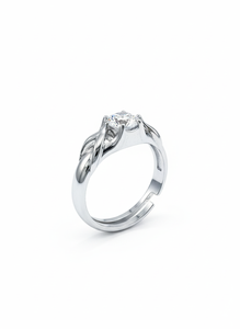 Round Brilliant Cut <b>Diamond</b> <b>Ring</b> for Women Lab Grown <b>Diamonds</b> - Product Image 3
