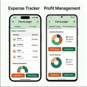 แอปพลิเคชันการจัดการค่าใช้จ่ายและกำไรของฟาร์มรอยัลคราฟท์สำหรับ iOS/แอนดรอยด์/แมค - Product Image 2