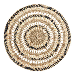 New Product 2026 Natural Seagrass Charger Plates Customize Sizes Variety of Colors Handmade Rattan <b>Placemat</b> for Table Decoration - Product Image 6