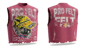 Nouveau design, vente en gros, t-shirt homme 100% coton, couleur unie, rivets, col rond, manches courtes, imprimé numérique, respirant, style hip-hop - Product Image 5