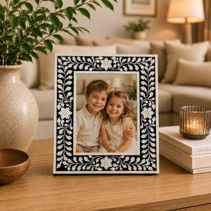 Premium Bone Inlay and Shell Inlay Mother of <b>Pearl</b> Picture <b>Frame</b> for Artistic Home Styling A Touch of Luxury for Every Home - Product Image 2