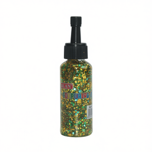 Colla Glitter Ilan Purpurina 60G Verde Oro per Strass e Lavori Artigianali - Product Image 1