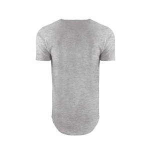 T-shirt en coton long pour homme Next Level, coton ring-spun, gris, léger et respirant - Product Image 2
