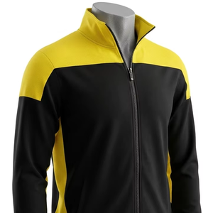 Haut de sport QZ de haute qualité, 96% polyester, 4% élasthanne, 220 g/m², avec élastique au bas. - Product Image 1