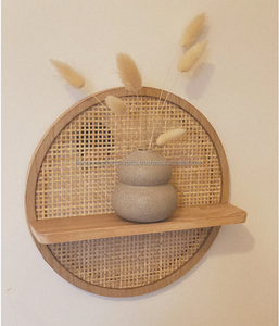 Étagère murale en rotin bicolore | Décoration pour une maison confortable | Artisanat Tienphong - Product Image 2