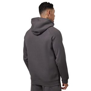 <b>Mens</b> Charcoal <b>Grey</b> Pullover Hoodie Casual Fleece <b>Sweatshirt</b> Long Sleeve Athletic Streetwear Hoodie - Product Image 2