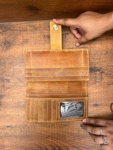 กระเป๋าสตางค์หนังสไตล์ตะวันตกแบบถือ - Product Image 5