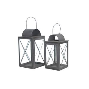 Linternas de vela de polvo negro clásico y soporte elegante boda y decoración del hogar colgante o uso de mesa para Navidad - Product Image 1