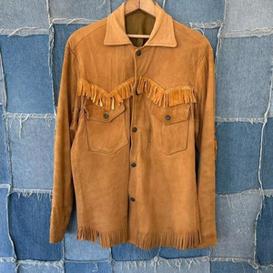 Luxury Style Top Quality <b>Men's</b> Cowboy <b>Suede</b> <b>Jacket</b> Cheap Price Great Personality Winter <b>Men's</b> <b>Suede</b> Leather <b>Jacket</b> - Product Image 1