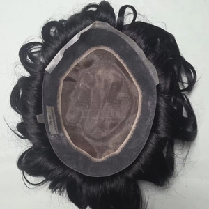 Peluca de Cabello Humano Mono de Primera Calidad Austriaca Taz Hair Bangladesh con Estilos Naturales y Ondas Profundas - Product Image 1