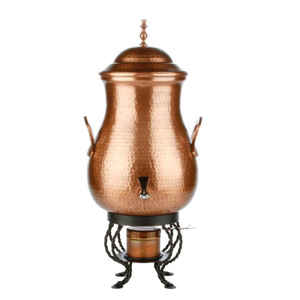 Distributeur d'eau en cuivre martelé avec robinet pour le stockage et le service d'eau froide – En promotion - Product Image 3