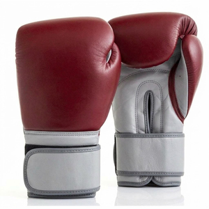 Guantes de Boxeo Profesionales de Cuero Personalizados para Adultos, Guantes de Entrenamiento y Combate con Cierre de Gancho y Bucle, Absorción de Humedad, Alta Calidad - Product Image 3
