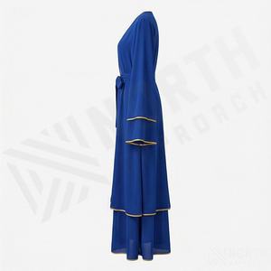 Abaya con Cinturón para Uso Diario, Abaya para Niñas Musulmanas, Ropa Islámica para Mujer, Abaya Elegante para Mujer, Color Personalizado, Moda Modesta, Nueva - Product Image 3