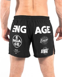 Shorts MMA Engage, style épuré, tissu doux, ajustement facile, vêtements de sport pour l'entraînement quotidien, confort et mobilité, vêtements de sport actifs, ligne Pro Gym - Product Image 5