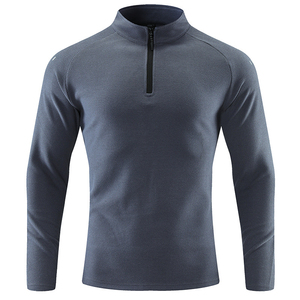 Custom Men's Golf Quarter Zip Shirt | <b>Moisture</b> Wicking Stretch Long Sleeve Performance Top | 100% Polyester Eco-Friendly Winter - Product Image 6