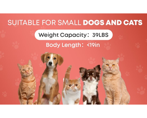 Cochecito ligero de cuatro ruedas para mascotas con neumáticos que absorben impactos, diseño fácil de plegar y techo de parasol, 1 unidad - Product Image 3