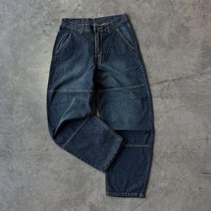Vaqueros holgados de mujer, pantalones de mezclilla de pierna ancha, estilo urbano a la moda, cómodos y casuales. - Product Image 3