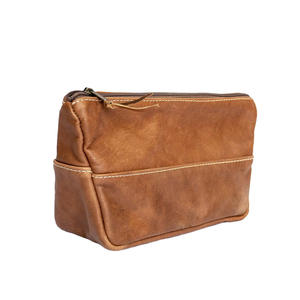 Estuche de Maquillaje de Cuero Personalizado con Cierre, Impermeable, de Gran Capacidad, para Viaje, Profesional, con Forro de Lino - Product Image 5