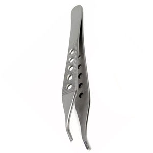 Pinzas Adson personalizadas de 4.75 pulgadas, 7x7 dientes, puntas rectas, de acero inoxidable, dentadas, para disección manual - Product Image 3