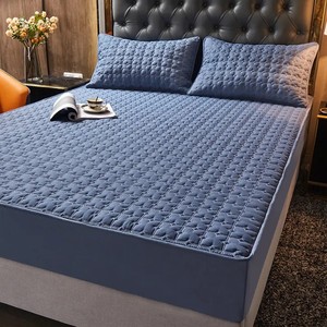 All-Season Waterproof Quilted Woven Hospital Mattress Cover Universal Plain 100% Polyester Air-permeable 300tc Machine Washable - Product Image 5