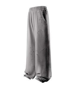 High Quality Sun Fade Joggers 100% Cotton Acid Wash Oversized Sweatpants Supplier High Quality Jogger's OEM & ODM Manufactur - Product Image 1