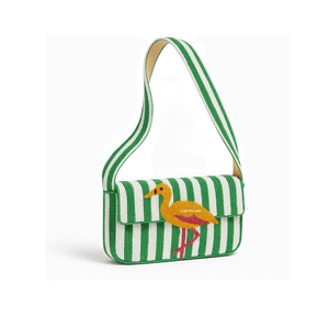 Bolso de Mano Elegante de Moda para Mujer, Diseño Indio, Hecho a Mano, con Marco Cuadrado de Piedras, Adornado con Perlas de Alta Calidad, Ideal para Bodas - Product Image 1