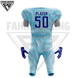 ชุดเสื้อและกางเกงสำหรับทีมกีฬา เสื้อผ้าเด็ก ชุดฟุตบอล ไซส์ใหญ่ โพลีเอสเตอร์ เสื้อและเสื้อทีมอเมริกันฟุตบอล - Product Image 3