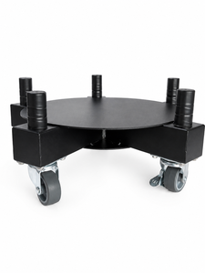 Heavy Duty Industrial Steel Platform Drum Dolly with Lockable Wheels Portable Design for Drum & Tank <b>Transport</b> - Product Image 2