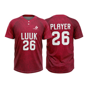 เสื้อเบสบอลผู้ชายสั่งทำขายส่ง ผ้าโพลีเอสเตอร์ 100% ปักลาย แห้งเร็ว พร้อมสกรีนลาย - Product Image 4