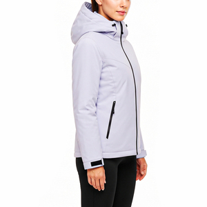 Chaqueta de Esquí Impermeable para Mujer, con Capucha, Aislante, Cortavientos, con Cierre y Logotipo Personalizado, Venta al Por Mayor OEM - Product Image 5