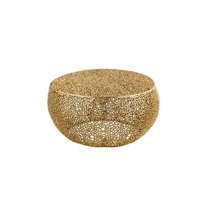 Tavolino da Caffè Rotondo in Oro T3502 32 - Product Image 3