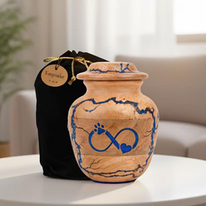 Wholesale Solid Wood Cremation Urn for Adults Wooden Funeral Urn with Secure Bottom Opening by AYAANS - Product Image 1