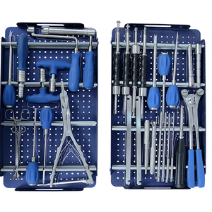 Kit d'instruments chirurgicaux pour la colonne vertébrale, pour la fixation, la décompression, la rétraction, la fusion, l'accès et la stabilisation vertébrale en chirurgie orthopédique - Product Image 5