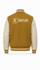 Vêtements d'extérieur unisexes de style américain vintage avec manches en cuir et broderies - Product Image 6