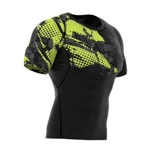 Offre Spéciale – Rashguard Homme Adulte à Manches Longues, Col Rond, Coupe Slim, en Polyester Anti-Bactérien, Respirant et Séchage Rapide, 180g, pour le Combat - Product Image 5