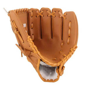 Gant de baseball en cuir véritable de qualité supérieure, ajustable, avec logo personnalisé, respirant, pour adulte et jeune, équipement sportif pour le receveur et le démarqueur - Product Image 3