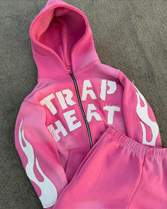 Conjunto Deportivo Casual de Invierno para Hombre, Fabricado a Medida, Cómodo, de Algodón Suave, con Diseño Impreso y Bordado - Product Image 5