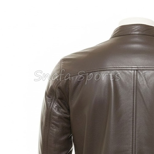 Casual Style <b>Sheepskin</b> Leather <b>Jacket</b> for Men in Best Design Leather Winter <b>Jacket</b> for Men In Wholesale Price - Product Image 6