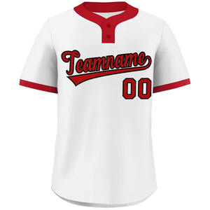 Camiseta de Béisbol Personalizada de Alta Calidad en Oferta, Camiseta Deportiva con Botones, Nombre y Número Impresos, Opción de Talla Grande - Product Image 6