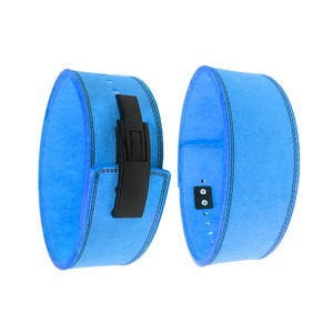 Ceinture de sécurité de musculation personnalisable de haute qualité avec logo, en cuir de vachette, boucle métallique, pour soulevé de terre, squat, poids, antidérapante - Product Image 5