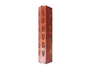 AARK Incense Stick Box In Carving & Moon Or Star In Brass Designs
