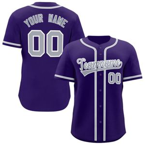 Camiseta de Béisbol Personalizada de Alta Calidad en Oferta, Color Sólido Estampado, Botones, Nombre y Número Cosidos, Unisex, 100% Poliéster - Product Image 6