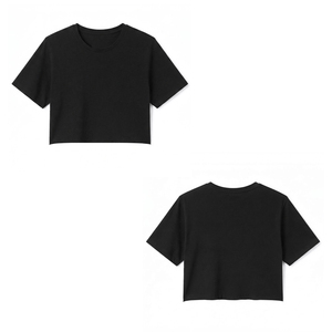 เสื้อครอปท็อปผู้หญิง ผ้าเรียบสีพื้น แห้งเร็ว ขายดี ราคาสมเหตุสมผล - Product Image 6